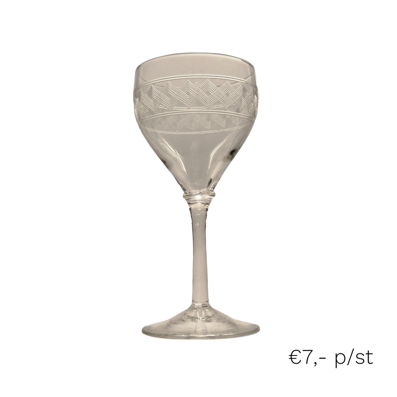 Borrelglaasje geslepen 11cm. Geslepen borrelglaasjes combineren functionaliteit met esthetische aantrekkingskracht.